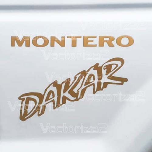 Kit 6 Calcomanias Montero Dakar + Obsequio 