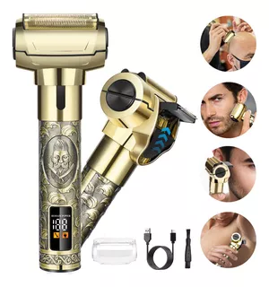 All-in® Rasuradora Eléctrica Afeitadora Barba 2 En 1 Hombre