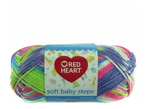 Lana Soft Baby Steps Multicolor De Red Heart