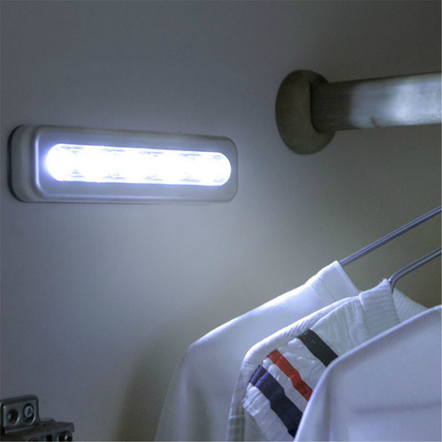 Bombilla Led Brillante N 5 Que Funciona Con Pilas, Se Pega A