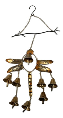 Decoración De Libélula De Jardín, Campanillas De Viento