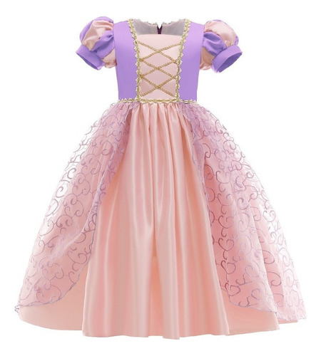 Rapunzel Sofia Princesa Vestido Disfraz Cosplay Para Niños A