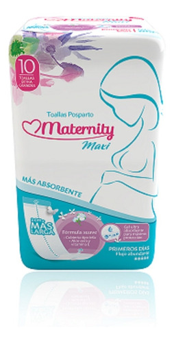 Toallas Posparto Materna Flujo Intenso - Maternity Maxi