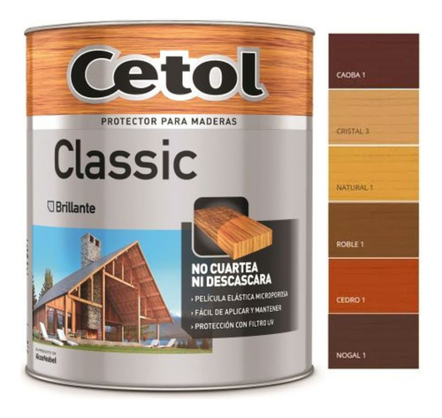 Cetol Classic pintura impregnante color cedro brillante 1L