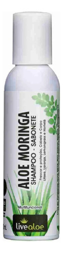 Shampoo E Sabonete Aloe Moringa Face E Corpo 120ml Livealoe