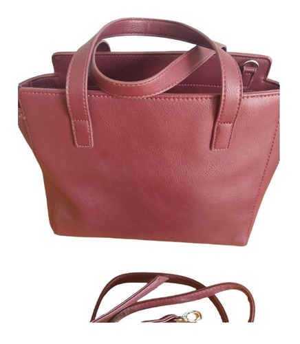 Bolsa Marca Kenneth Cole Color Tinto Original