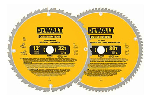 Dewalt Hoja De Sierra Ingletadora De 30,4 Cm, Corte Cruzado,