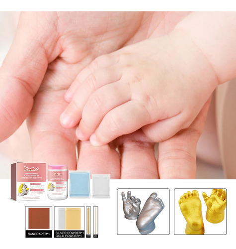 Kit De Fundición A Mano Para Bebé, Kit De Moldes Para Pies Y
