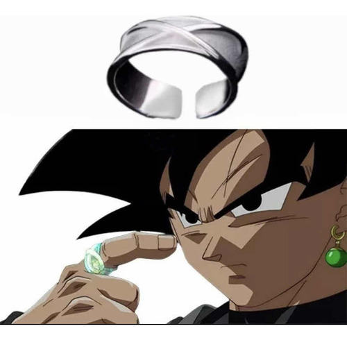 Anillo Del Tiempo Black Goku Dragón Ball Súper Ajustable