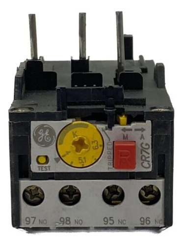 General Electric 4.0-6.3a 600vac Max Overload Relay Cr7g Ccd