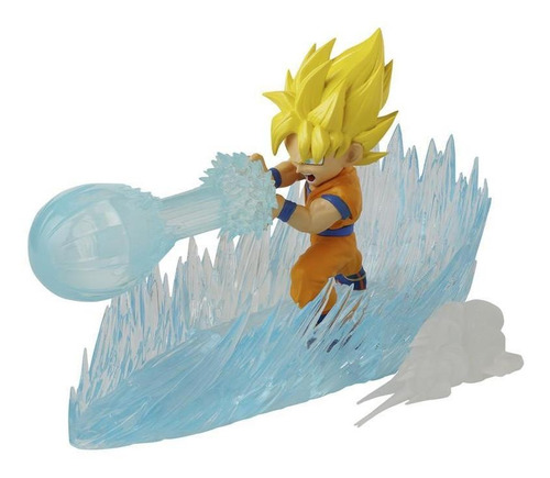 Imagen 2 de 4 de Figura Dragon Ball S Super Saiyan Goku Explosión Final Banda