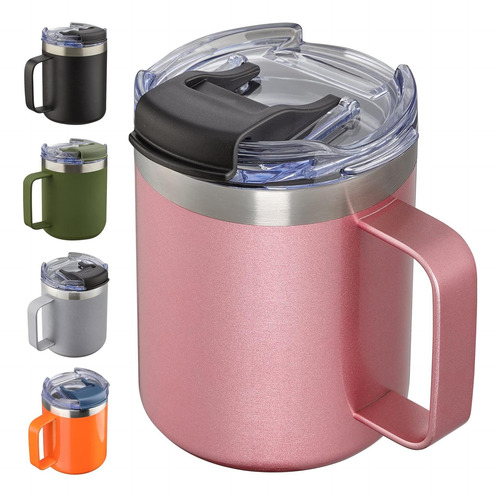 Taza De Café Aislada De Aloufea 12 Oz Con Asa, Taza De Café