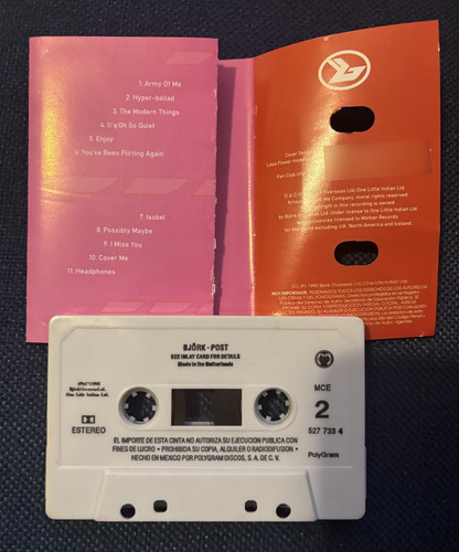 Bjork Post Cassette Mexa 1995 Kct Estándar (Usado)