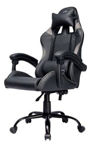 Cadeira Tgt Heron Tc2 Reclinável 120kg Preto/cinza Hrtc-bl03