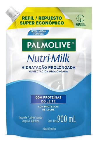 Sabonete Líquido para Mãos Palmolive Nutrimilk Hidratação 900ml