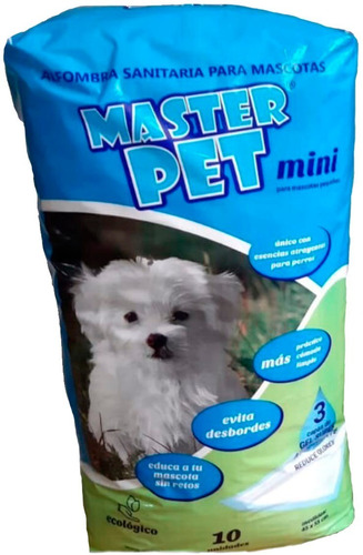 Paño Master Pet Mini X 10 Unidades. 45 X 55 Cm.