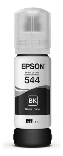 Garrafa De Tinta Epson Preta T544 Compatível Com Ecotank