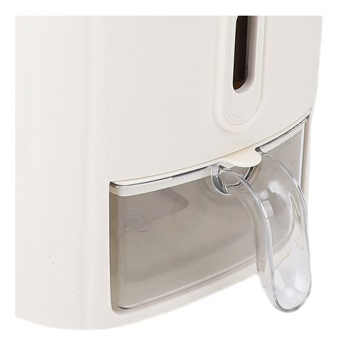 Balde Dispensador De Cereais, Janela Transparente De Arroz D