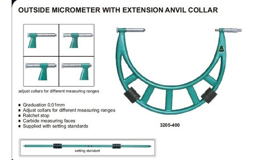 Micrometro De Exterior 300-400 Integral Insize