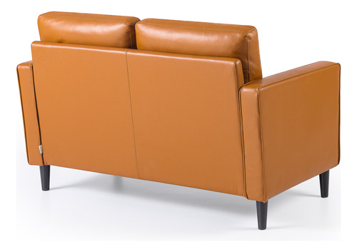 Sofá Zinus Benton 2 Cuerpos Cognac