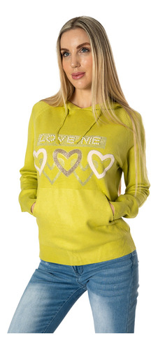 Sueter Love Corazones Moda Mujer