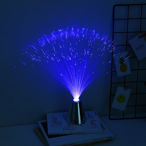 // Linterna Led Colorida De Fibra Óptica Con Luz Nocturna