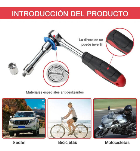 Juego De Trinquete Y Broca Para Mecánico De 40 Piezas