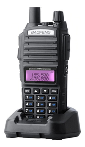 Imagem 2 de 3 de Kit 6 Rádio Ht Comunicador Baofeng Dual Band Uv82 Rádio Fm