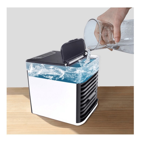 Imagen 4 de 9 de Ventilador Frio Mini Aire Acondicionado Portátil Usb