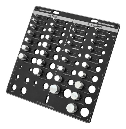 Juego De Calibres De Roscas Para Comprobador De Roscas Negro
