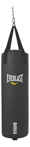 Saco De Boxeo De 70 Libras Mma Everlast Color Negro