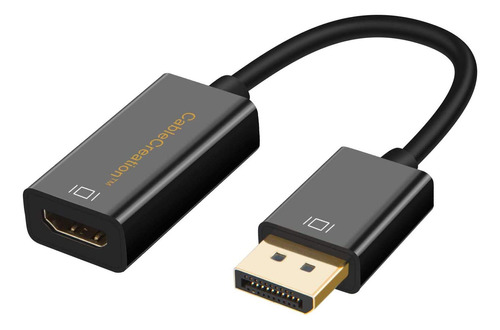 Cablecreation Adaptador Activo Displayport A Hdmi, Dp A Hdm.