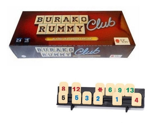 Juego De Mesa Burako Rummy Club Top Toys Errekaese