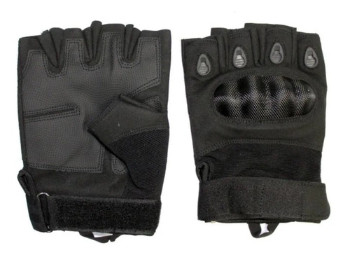 Luva Tática Half Airsoft Militar Moto Nkt