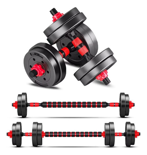 Juego De Mancuernas Ajustables 9-36 Kg, 2 En 1 Para Gimnasio