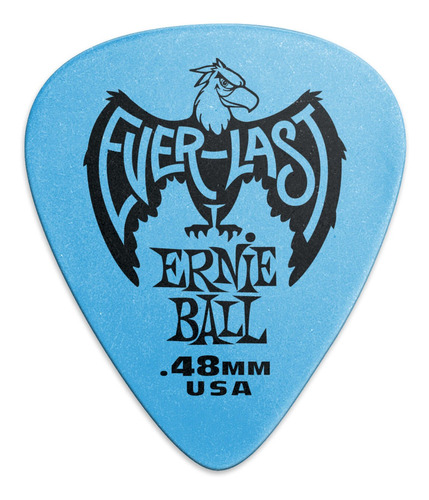 Set De 12 Picks .48mm Color Azul Ernie Ball