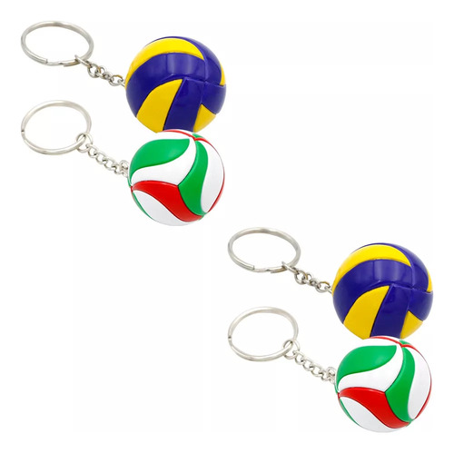 . Llaveros De Voleibol Personalizados Creativos Portátiles