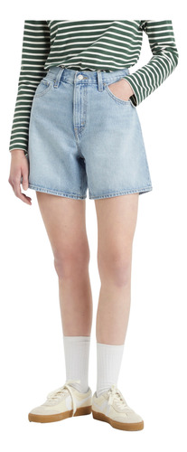 Shorts Mujer High Rise Baggy Azul Levis A9311-0000