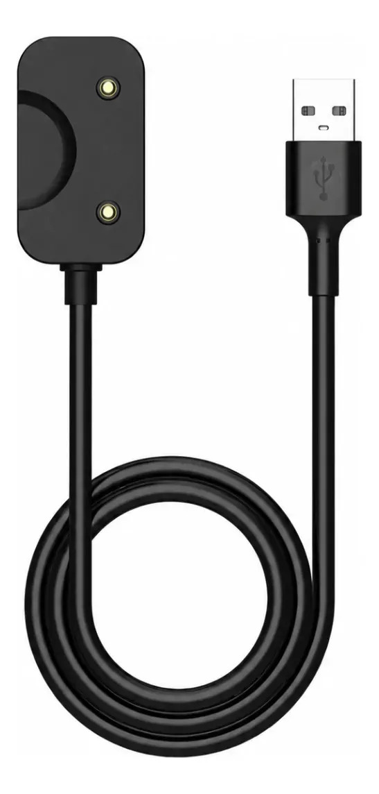 Cabo Carregador Usb Para Smartwatch Galaxy Fit 3 R390 Preto