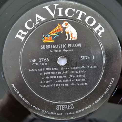 Jefferson Airplane - Surrealistic Pillow (1967) Usa - Vinilo (Usado)
