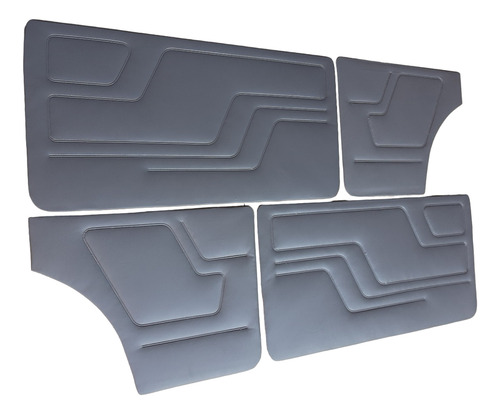 Panel Tapizado Interior 147 Kit Completo Color Gris