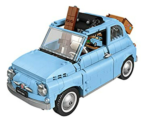 Lego Fiat 500 Ed. Limitada Azul Claro