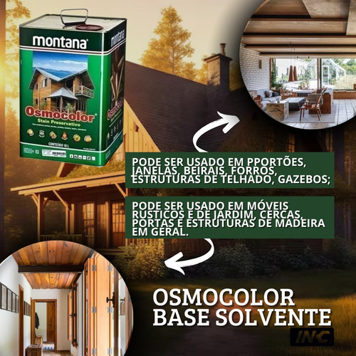 Ver-niz Stain Osmocolor Solvente Transparente 1 8 L Montana