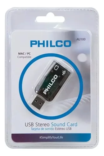 comprar Tarjeta De Sonido Usb Philco Pc - Mac - Notebook