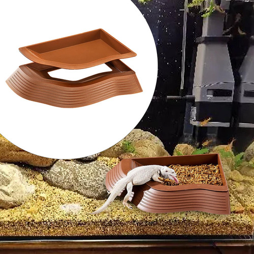 Reptile Water Bowl Aquarium Decoration S