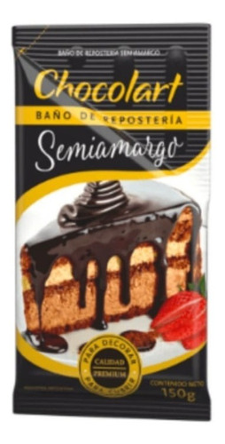 Baño Chocolart Sachet Semiamargo X 150gr - Cotillón Waf