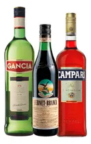 Comprar Combo Fernet Branca 750ml+gancia 950ml+campari 750ml