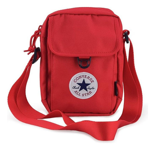 Bolsa Converse All Star 10020540 Shoulder Bag Vermelha Cor Vermelho Cor da correia de ombro Vermelho