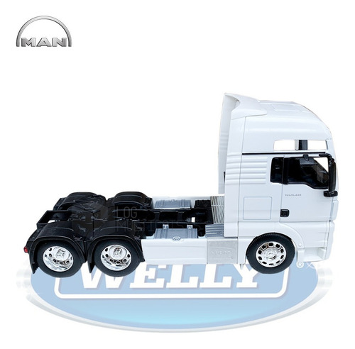 Welly MAN TGX 6x4 1/32 Blanco Camión