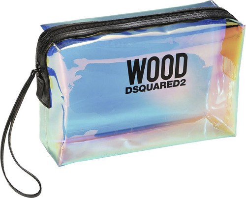 Pouch Playero  Dsquared2 Wood Iridiscente Pvc 